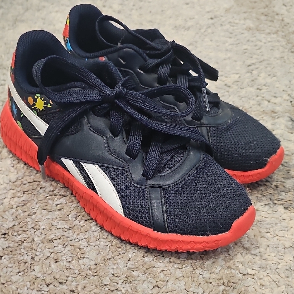Reebok Kids Navy and Red Sneakers